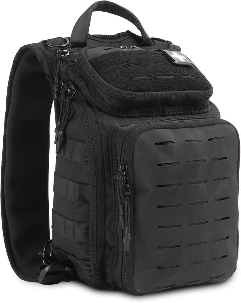 私の薬のRecon PRO - HSA FSAファーストエイドキット - 250 +ファーストエイドとサバイバルエッセンシャル、用品、&ホーム、車、オフィス、またはビジネスのためのIFAKを持っている必要があります - ブラック