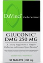DAVINCI Labs Glükooniline DMG 250mg - aitab toetada immuunsüsteemi, lihaste funktsiooni, südame tervist ja aju tervist - 90 närimistabletti (90 serveerimist)