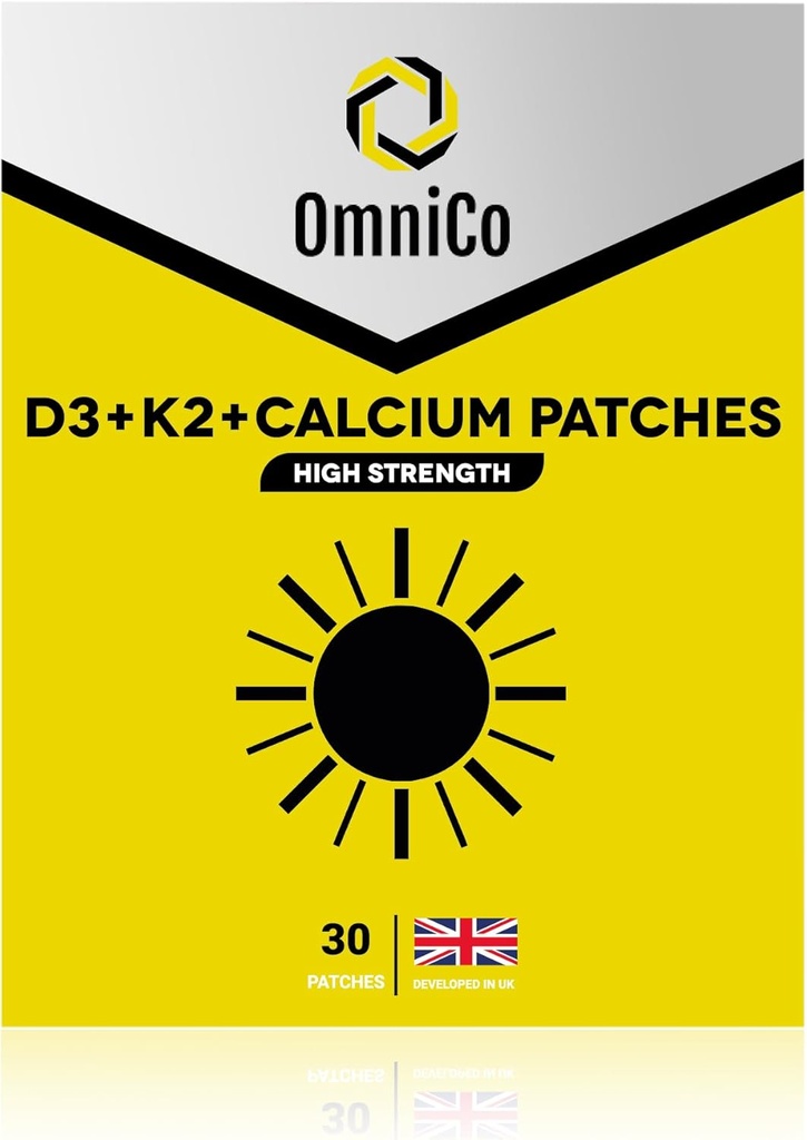 OmniCo - D3 + K2 + патчі кальцію - 30 пакет