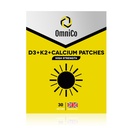 OmniCo - D3 + K2 + Calcium Patches – 30 Pack