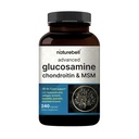 NatureBell Advanced Glucosamine Chondroitin & MSM - 240 Capsules - 10-in-1 Joint Support Complex* - Includes Hyaluronic Acid, Turmeric, Glucosamine, Collagen & More