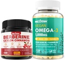 Suplement berberyjski 1500mg + Vegan Omega 3 Suplement 1000mg