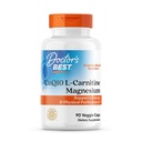 Doctor's Best CoQ10 L-Carnitine Magnesium Supplement - Energy & Exercise Support for Men & Women, Naturally Fermented Coenzyme Q10, Gluten Free, Soy Free, Vegan Formula - 90 Veg Caps
