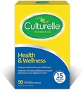 Culturelle Health & Wellness Daily Probiotic Supplement för män och kvinnor, hjälper till att stödja ditt immunsystem, yrkesdiarré, gas och uppblåsthet, 15 miljarder CFU, icke-GMO, 50 Count