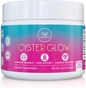 Cyster Glow Premium Myo-Inositool ja D-Chiro Inositool Powder PCOS-i lisand naistele - Ideaalne 40: 1 suhe Hormone tasakaal, viljakus, tervislik munasarjade funktsioon -vitamiin B8-30 Päevapakkumine