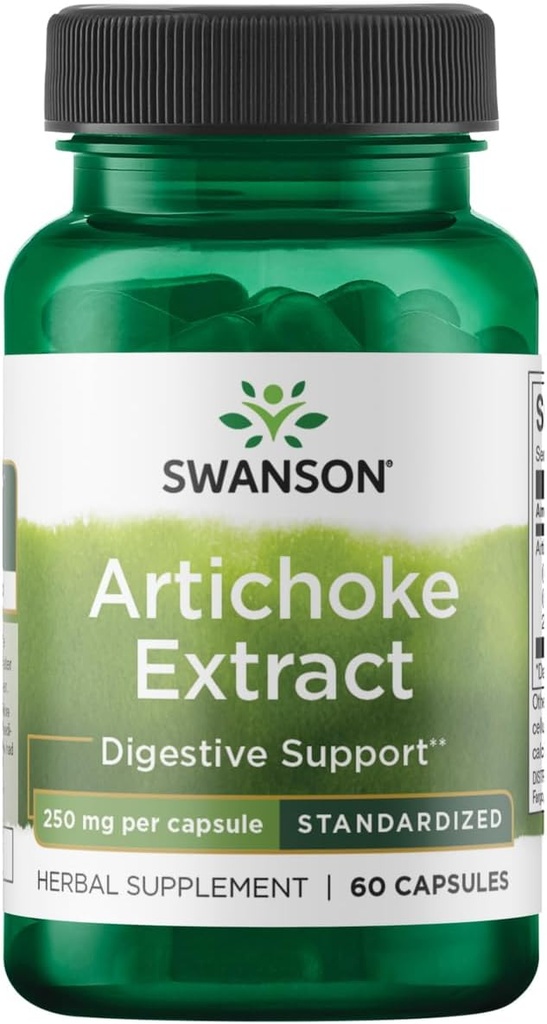 Swanson Artichoke 250 Milligrams 60 kapsul