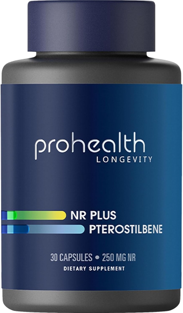 Prohealth NR + Pterostilbene. 中国植物物种信息数据库. 促进长寿、能源和健康老龄化。 保护心脏+脑健康. 支持细胞修复. 250mg Niagen Nicotinamide Riboside + 40mg Pterostilbene, 30 Caps