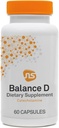 NeuroScience Balance D - Mood Supplement Supplement for Energy, Focus & Brain Health - Witamina B6, Folate & More - Aid Dopamine Syntesis for Healthy Craving Control & Cognition (60 kapsułki)