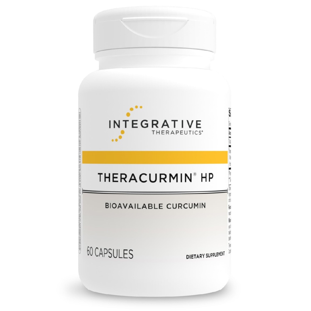 Integrative Therapeutics Theracurmin HP - Heart & Joint Health Support* - Muscle Recovery Support* - 27x More Bioavailable Than Standard Curcumin Extract - 60 Capsules (30 Servings)