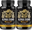 (2 Pack) Alpha X10nd Ultra za moške, Uradni moški Formula za vzdrževanje Stamina in Vrh zmogljivosti, Vse-naravna mešanica za prehrano in zdravstveno podporo, AlphaX10nd Dopolnilo Mnenja (120 Kapsule)