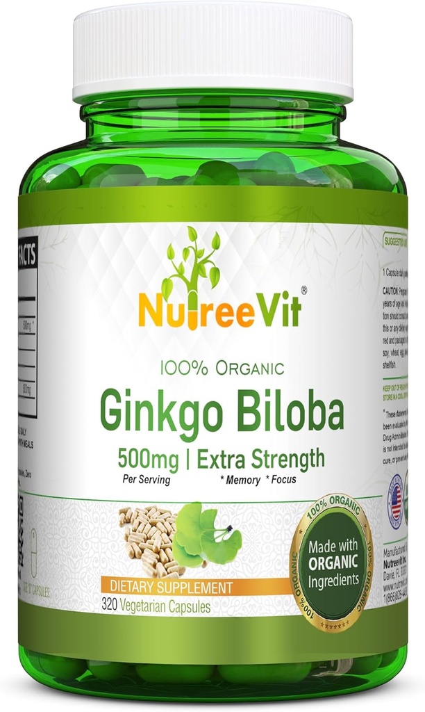 NutreeVit Ginkgo Bilobaカプセル(320カプセル)