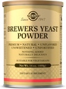 Solgar Brewer 's Yeast Powder, 14 oz - Rich Source of Amino Acides, B- Complex Vitamins, Ásványok, & Protein - Természeti, ízesítetlen, édesítetlen - Tejmentes, Vegetáriánus - 13 szerváció (Csomagolás változhat)