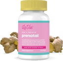 LaVie Prenatal Vitaminer med Ginger, DHA, Folinsyre, & jern - Graviditet må ha for babyens hjerne og kroppens utvikling - Ikke-GMO, Glutenfri prenataler for kvinner (1 måneds forsyning)
