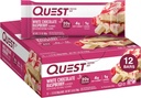 Quest Nutrition- alta proteína, baixo carboidrato, sem glúten, Keto Friendly, 12 Conde White Chocolate Framboesa