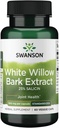 Swanson Maximum Strength White Willow Bark Extract-Promotes Joint Support & Muscle Relief-Standardized to 25% Salicin-Natural Supplement with No Stomach Irritation (60 Veggie Caps, 500mg Chacun)