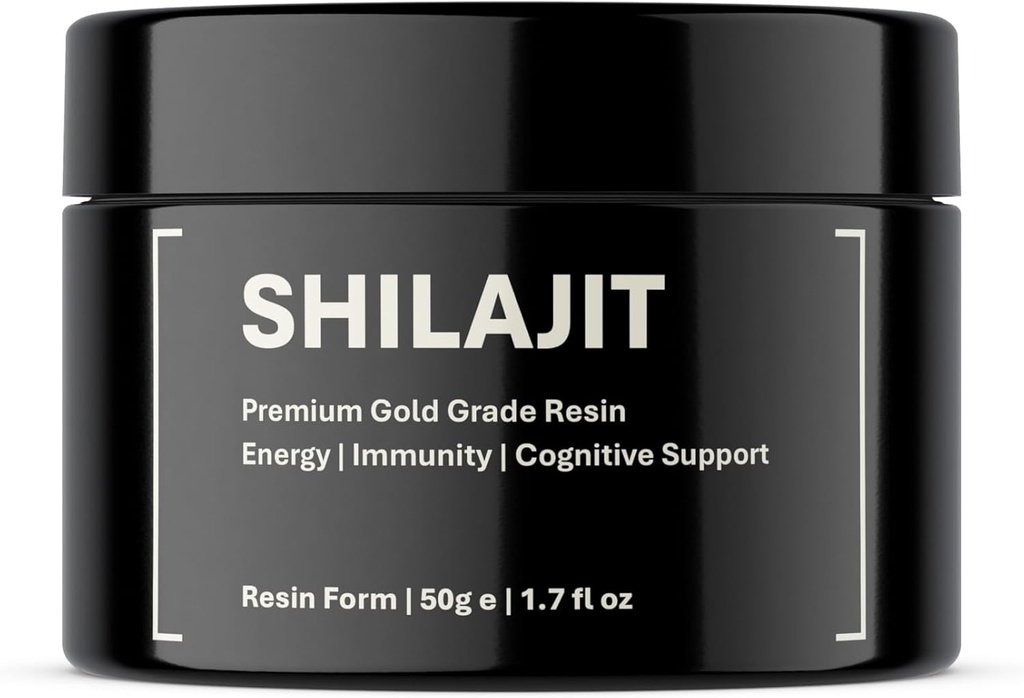 纯有机的Shilajit Resin 真实的喜马拉雅黄金等级收获 16 000-18 000英尺 纯净未过滤 85+ 跟踪矿物和富尔维酸 能源和免疫支持 100天供应