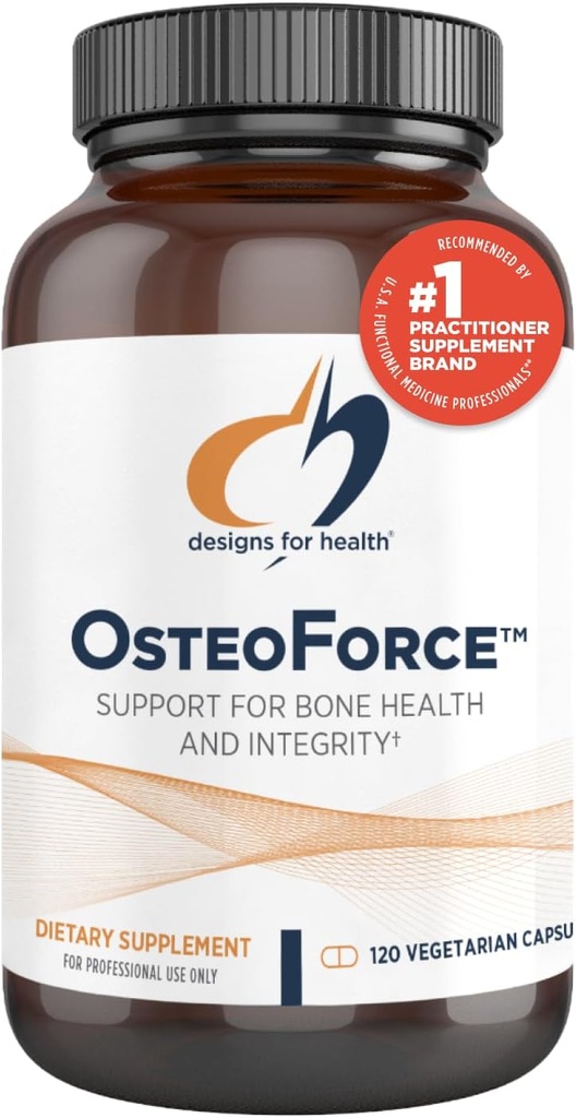 ออกแบบสําหรับ Osteo Force - Premium Bones Supplement - High Aborbents Calcymate, Magnesium, Zync Bisglycate, Chetleets D + K - Not-GMO, Soy Free (PRL Capsutions)