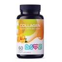 LIVS Marine Collagen Gummies – Supports Skin, Hair, Nails & Joint Health | Hydrolyzed Collagen Supplement for Women & Men | Natural Orange Flavor | Gluten Free & Non-GMO | 60 Gummies/30 Servings