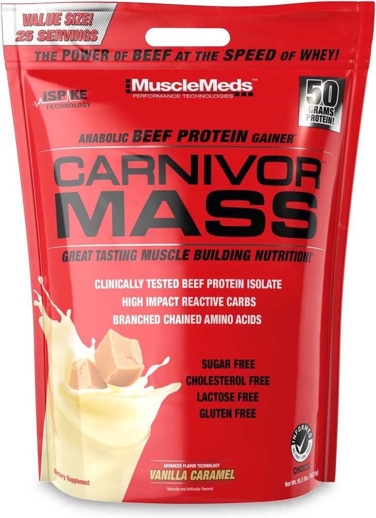 Cơ bắp Carnivor Mass Một người giàu có, 10 đô la