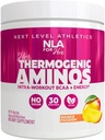 Termogenik Amino Women's Pre Post & Intra Workout ATM (Mango Passion,30 Hizmet) w BCAA Essential Amino Asits, Caffeine, & Electrolytes- Max Your Workouts w Sustained Energy-Vegan,Sugar Free