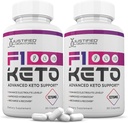 Justified Laboratories (2 Pack F1 Keto хапчета 1275MG Нова и подобрена формула Съдържа Apple Cidear Extra Virgin зехтин на прах Green Tea Leaf 120 капсули