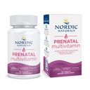 Nordic Naturals Prenatal Multivitamin for Women - Daily Vegetarian Prenatal Vitamins - 22 Essential Nutrients, Including B6, Folate, and Iron - 60 Tablets - 30 Servings