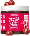 HOLYMARY Yerba Mate Gummies, Malina Flavor - Energie, Zaostření, Power Vegan, Non- GMO, Přírodní ingredience, Lepek zdarma, 50 Delicious Supplement Gummies