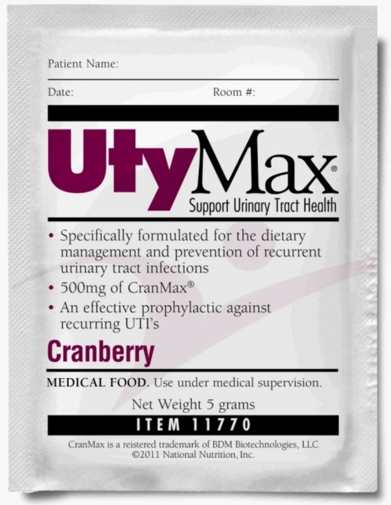 UtyMax Cranberry Drink Mix (SUPPLEMENT PWDR, UTYMAX, 5 GRAM PKS) 60