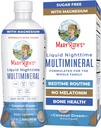 MaryRuth Organics Liquid Nighttime Multimineral | No Melatonin | Bedtime Routine | Magnesium Citrate | Calcium | Zinc | D3 bitamina 4 Flavors - Vegan | Sugar Free | Gluten Free | 32 Oz