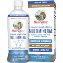 MaryRuth's Liquid Nighttime Multimineral | No Melatonin | Bedtime Routine | Magnesium Citrate | Calcium | Zinc | Vitamin D3| Available in 4 Flavor - Vegan | Sugar Free | Gluten Free | 32 Oz