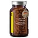 CLAV Vitamin B Complex - 120 Capsules - All 8 B Vitamins with Co-Factors Myo-Inositol & Choline - Supports Energy Metabolism - Vegan - Made in Germany