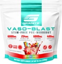 Granite Supplements Vaso Blast, Rainbow Candy Flavor, Stimulant-Free Pre Cvičenie pre mužov a ženy s hroznovým extraktom, Arginine Nitrite, & VasoDrive-AP pre Max Pump (20 Servings)