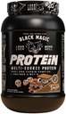 Mundu osoko Elikadura Bundle Black Magic Protein Powder-ekin bateragarria - Iturburu anitzeko proteina Whey, Egg & Casein Complex in Enzymes & MCT-2LB Campfire Smores Flavor with Multi-Purpose Keychain