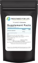 Precribed For Life N Acetil L Glattamina Power, Pure Llaminam Amino Acids suplementaris (12oz / 340g)
