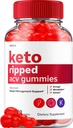 Keto Ripped ACCV Gummies - Advanced Ripped Keto + ACV Weight Management Gummies Jabłko Cydr Wyrywana ACCV Gummies Suplement diety Recenzje Extra Siła (60 Gummies)