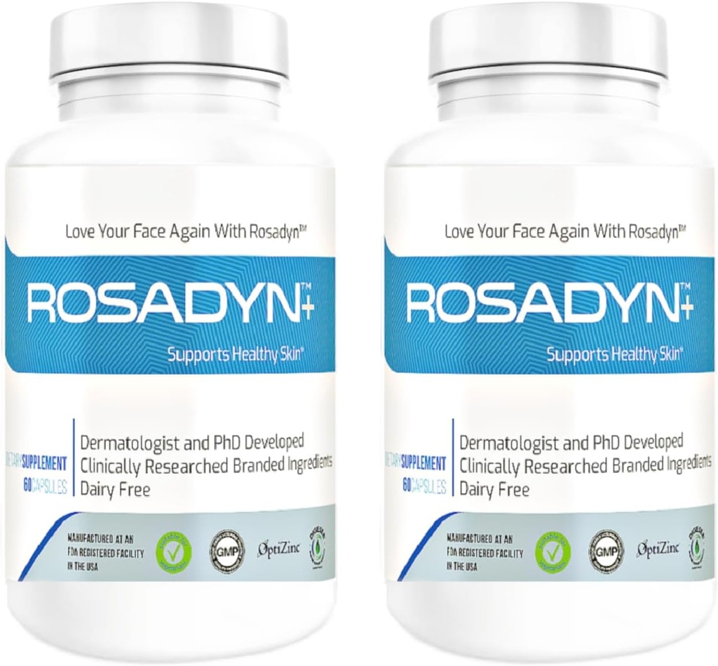 Rosacea huidverzorgingssupplement voor roodheid van het gezicht, oog en neus 