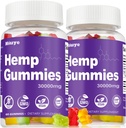 2Pack Hemp Gummies Extra Strength - 30,000mg Yüksək Potensial - Omega 3-6-9-da Rich və Hemp Oil ilə infeksiya - 3rd-Party Tested - Amerikada Made