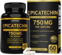 Epicatechin Extract 750mg per Serving - (60 kapslit) - toetab Lean lihased, lämmastikoksiid, müostatiin inhibiitor, vastupidavus, Pump & Kasum - Non-GMO & Vegan Supplement - (60 loend)