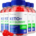(5 Pack) Trim Ketonic Keto ACV Gummies, Trim Ketomies שמן תוספת ניהול משקל, Trim Ketonic ביקורות עם Apple Cider Vinegar, Trim Keto Tonic Advanced ACVmies, B12 (300 חניכיים)