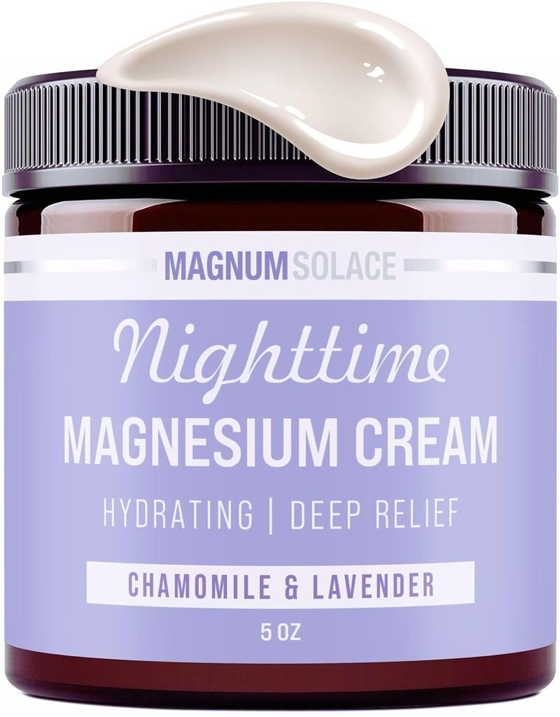 Magnezyum Lotion – Nighttime maşın Kremi – Legs, Arms və ya Göyüş - Topical maşın kloride - Amerika Uşaqlar üçün Made və Safe (Chamomile Lavender)