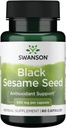 Swanson Full Spectrum Black Sezamové semeno 500 Milligrams 60 Kapsule