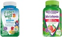Vitafusion Fiber Well Fit Gumies 90 Count and Max Strength Melatonin Gumies 100 Count