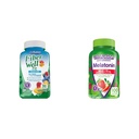 Vitafusion Fiber Well Fit Gummies 90 Count and Max Strength Melatonin Gummies 100 Count