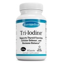 EuroMedica Tri-Iodine - 12.5mg, 90 Capsules - Potassium Iodide, Sodium Iodide & Molecular Iodine - Three Beneficial Forms of Iodine - Supports Healthy Thyroid & Immune Function - 90 Servings