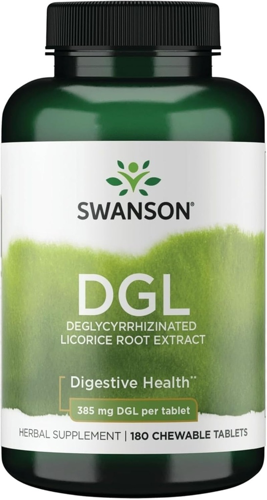 Swanson Dgl (Licorice) 385 Міліграми 180 Chwbls