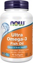 JETZT Nahrungsergänzungsmittel, Ultra Omega-3 Molecularly Distilled and Enteric Coated, 90 Softgels