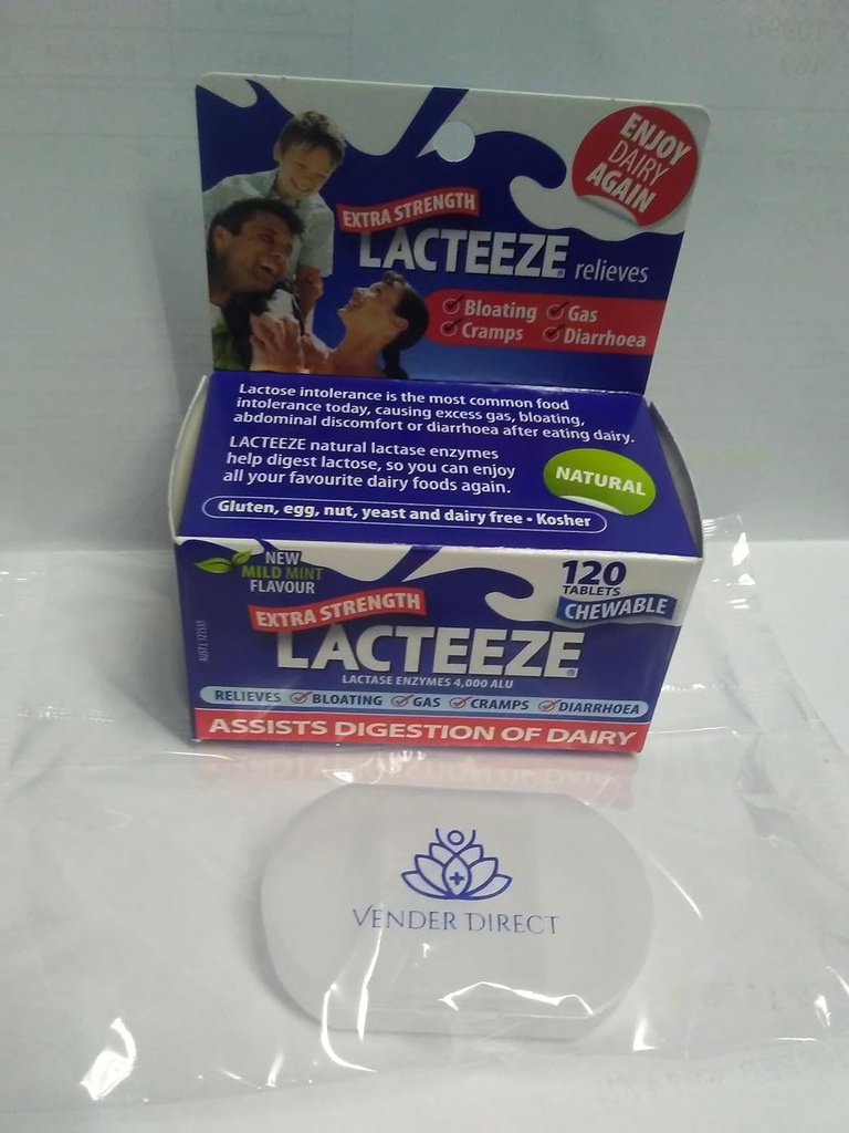 Lacteeze Extra Strength 4000 ALU, Pill halda