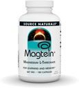 Fonte Natural Magtein Magnesium L-Threonato, 667mg, Suporta Foco, Humor, Memória Saudável, Função Cognitiva - 180 Cápsulas