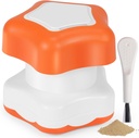 Johnbee Pill Crusher, Pill Grinder Fine Powder Extremely Fine. Сравнение хранения. Pill Crushers for Elderly, Family and Pets. Silicone Edges. Grind Multiple Pills at Once - Cleaning Brush (Orange)