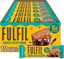FU FUFI Protein Snck Bars, Chocolate Salted Caramel Flavored, Guten Free amb 15g Protein, Panotry, 12 comte